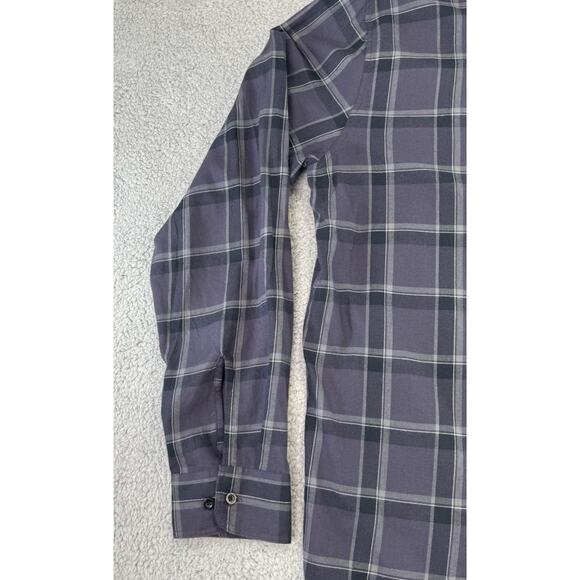 SULLEN Craft COLLECTIVE BUTTON-UP FLANNEL SHIRT Grey Black Men Size XL - Picture 9 of 16